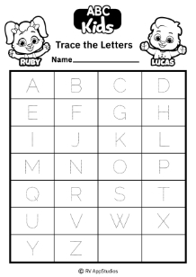 Printable worksheets - a perfect course in direction of discover teach - RV photo about Letter Trace Printable named Printable worksheets - a exceptional route in direction of master train - RV