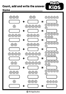 Printable worksheets - a great way to learn & practice - RV AppStudios