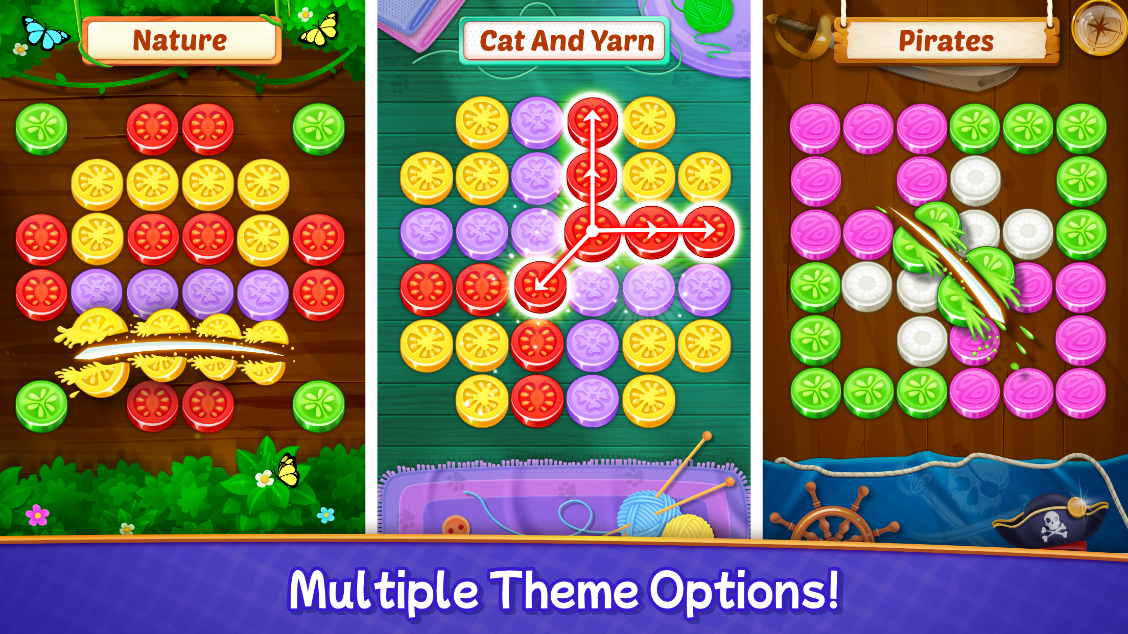 Veggies Cut: Logic Puzzle Game Android App