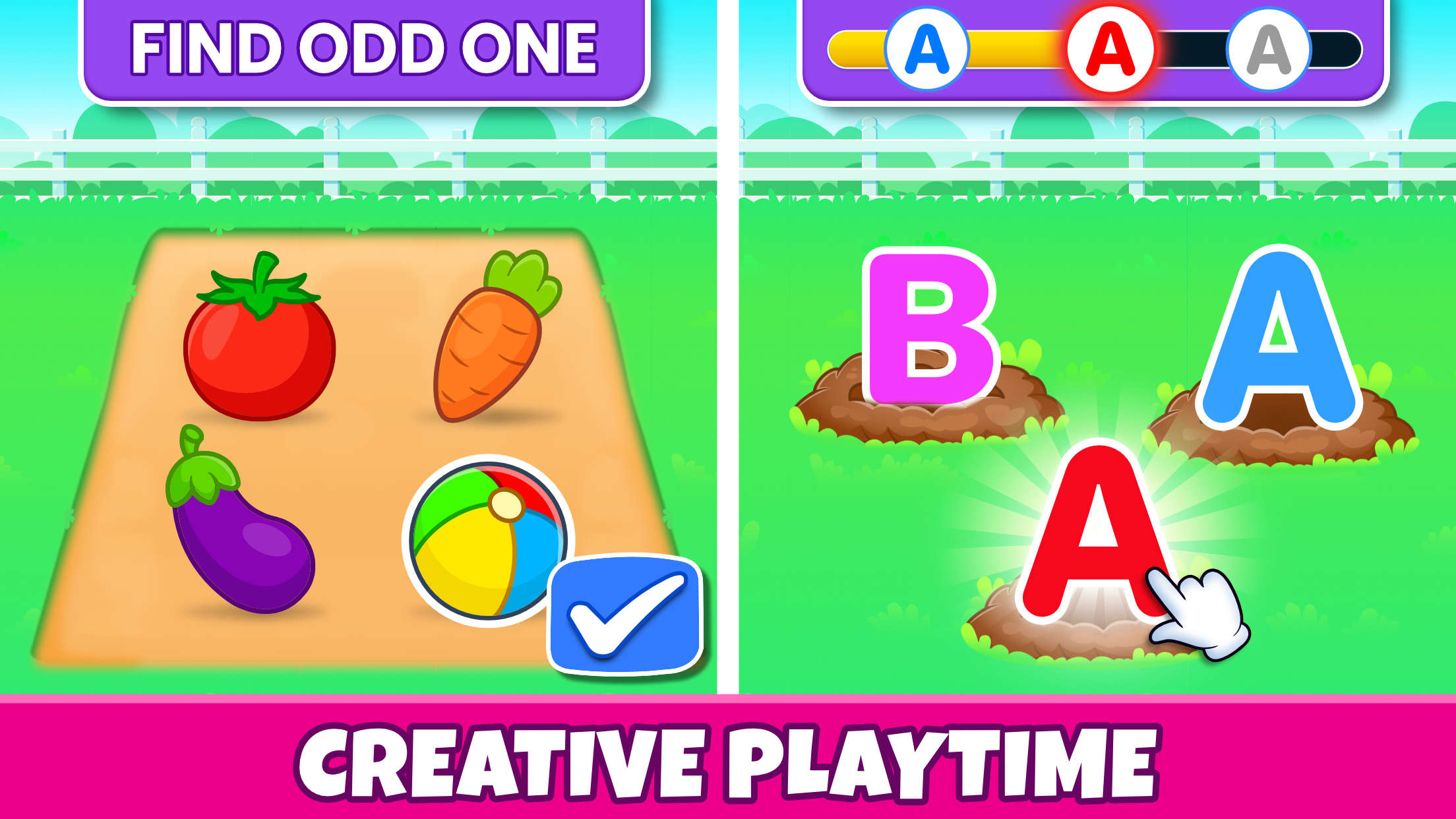 Kids Toddler & Preschool Games Android App - Lucas and Friends