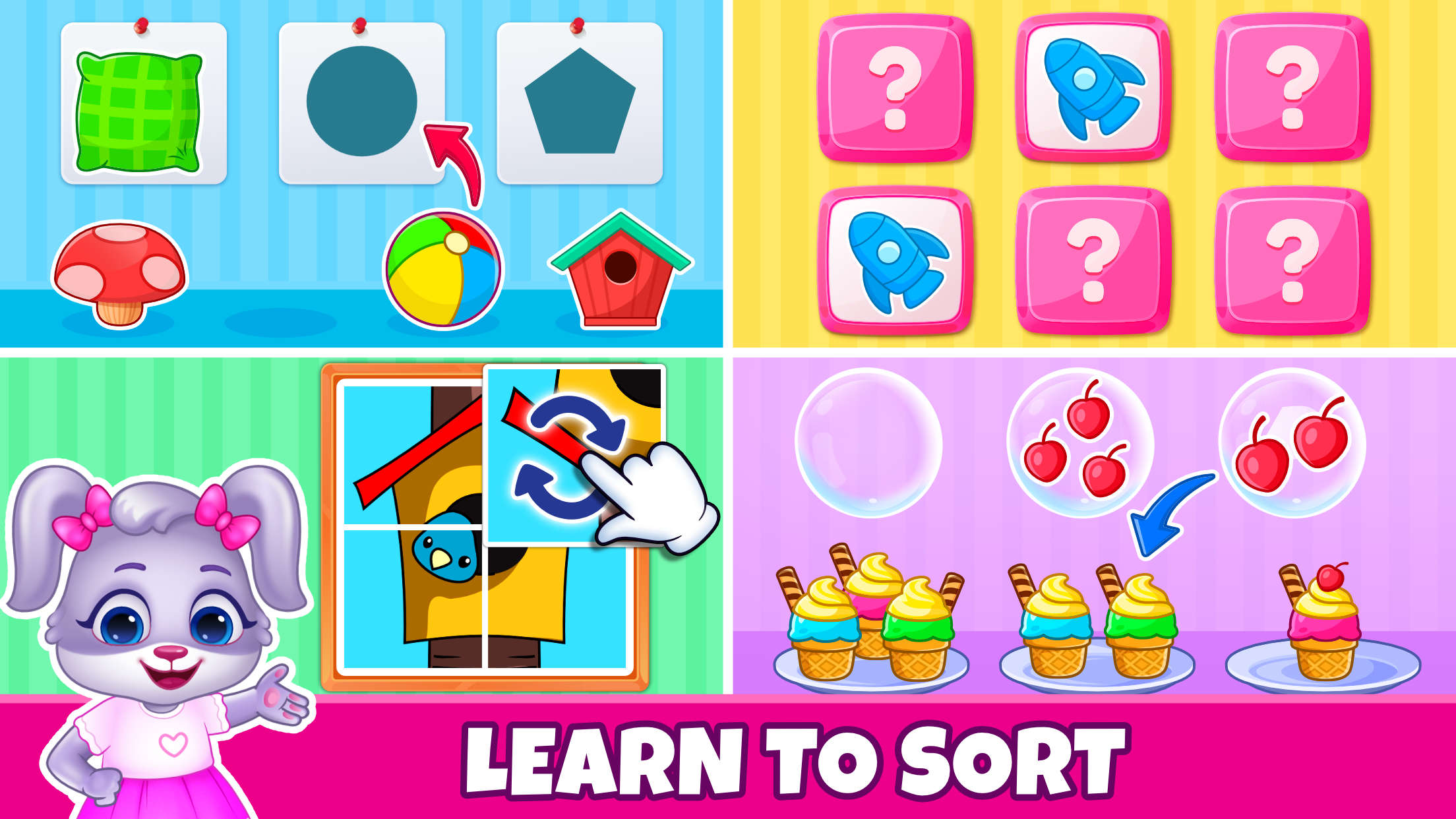 Kids Toddler & Preschool Games Android App - Lucas and Friends