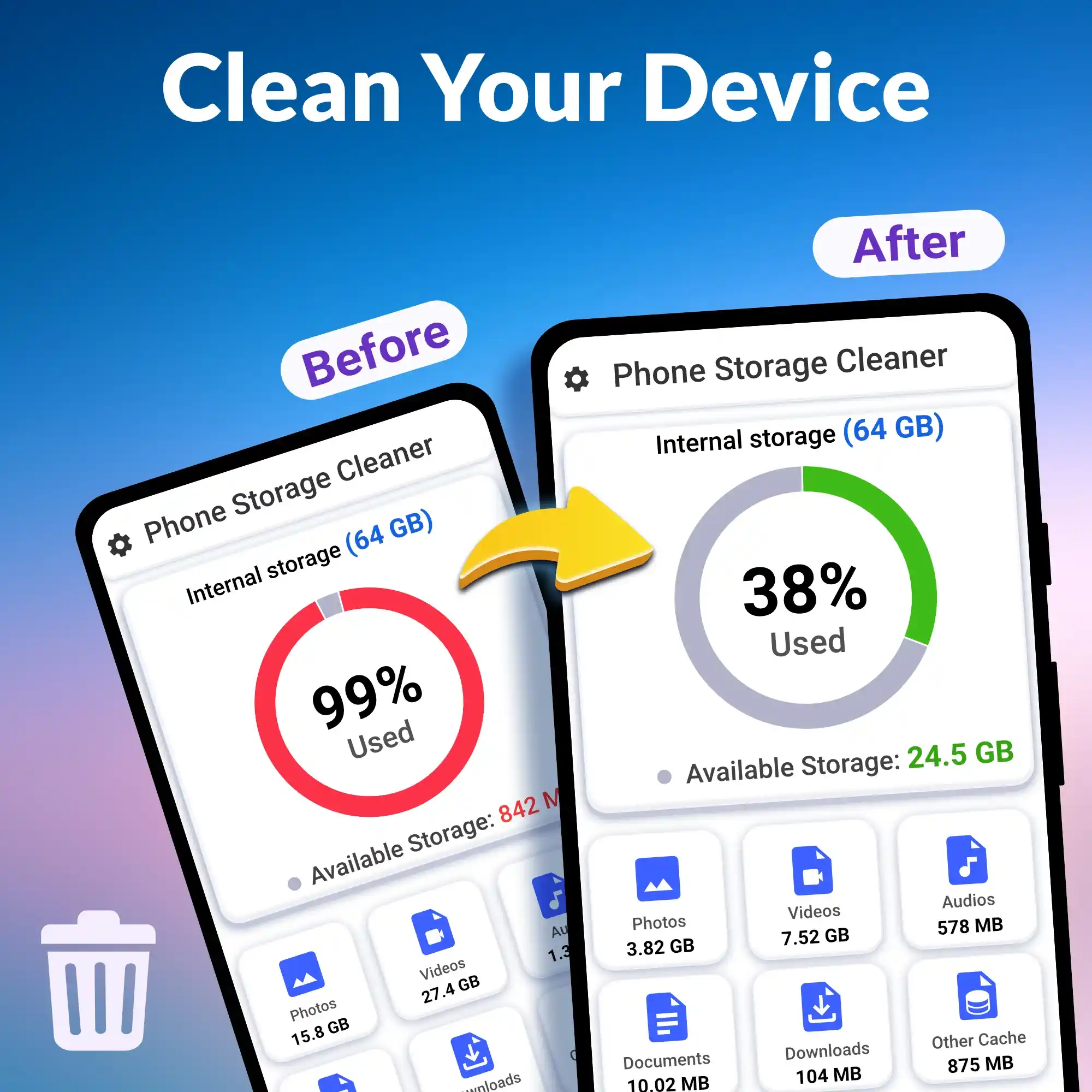Phone Storage Cleaner: Cleanup Android App