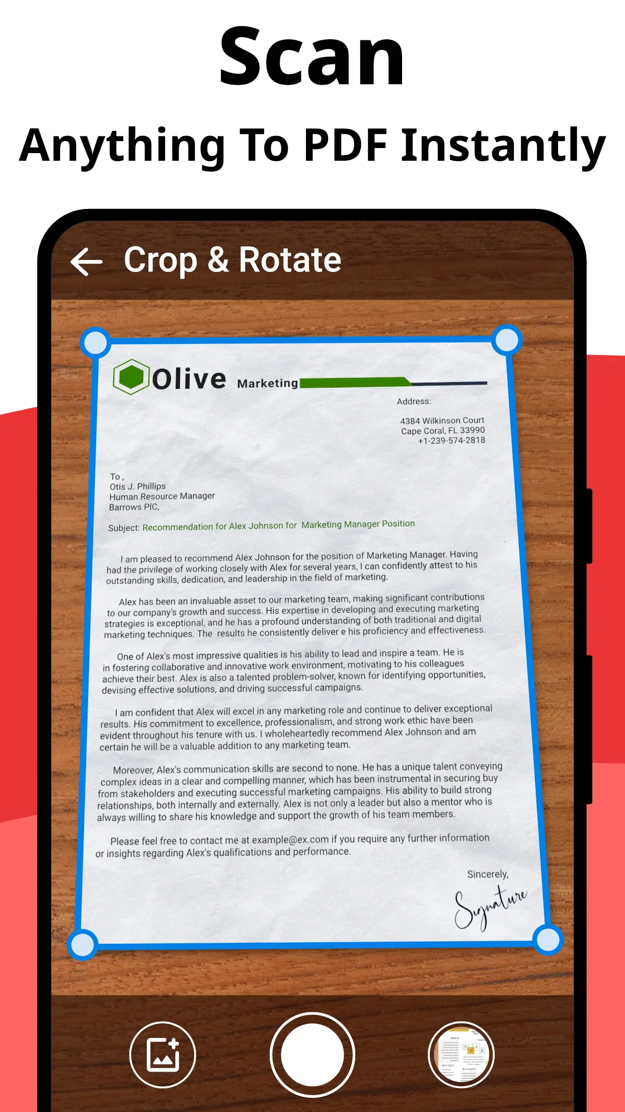 PDF Scanner and PDF Reader Android App