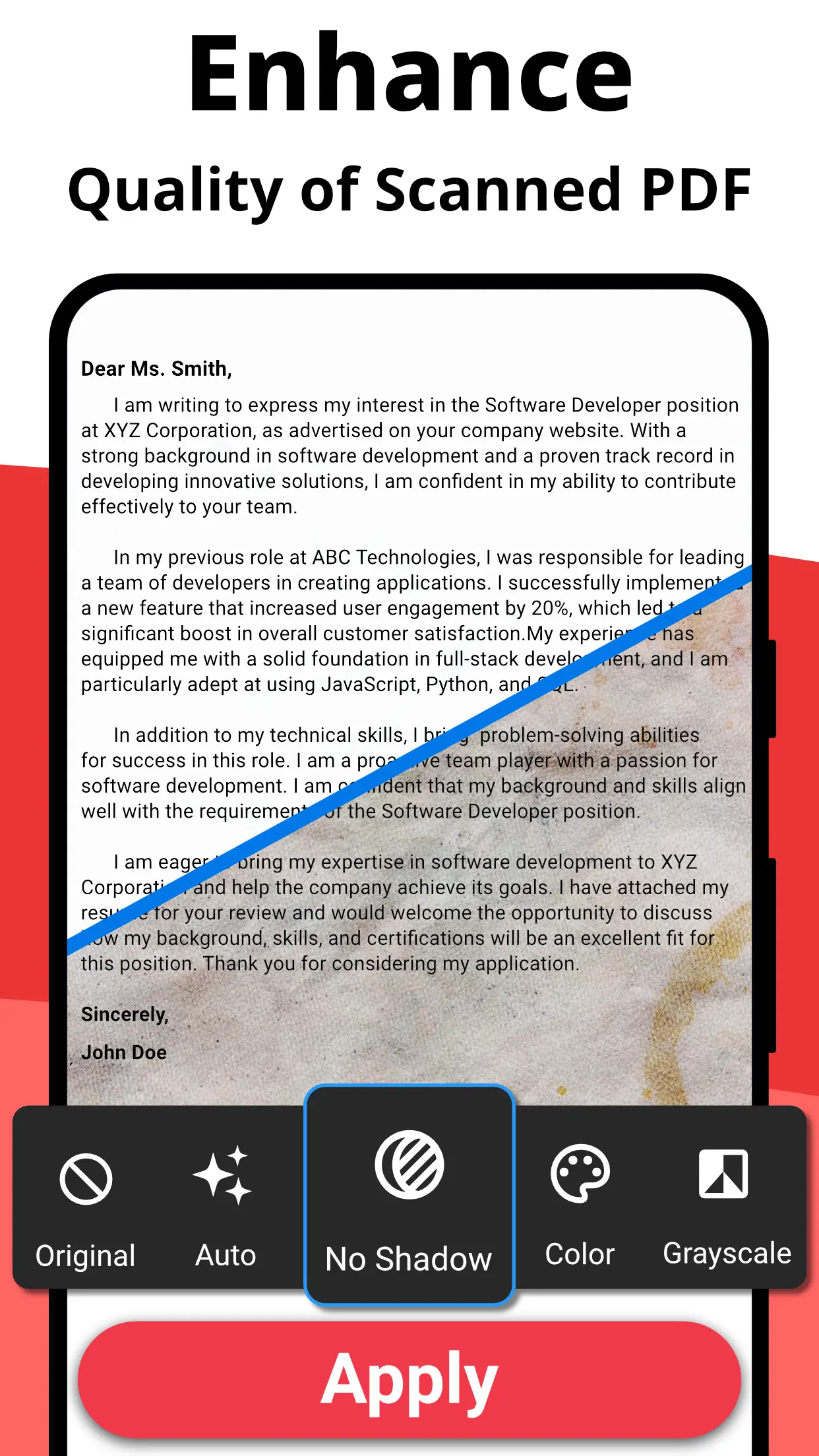 PDF Scanner and PDF Reader Android App