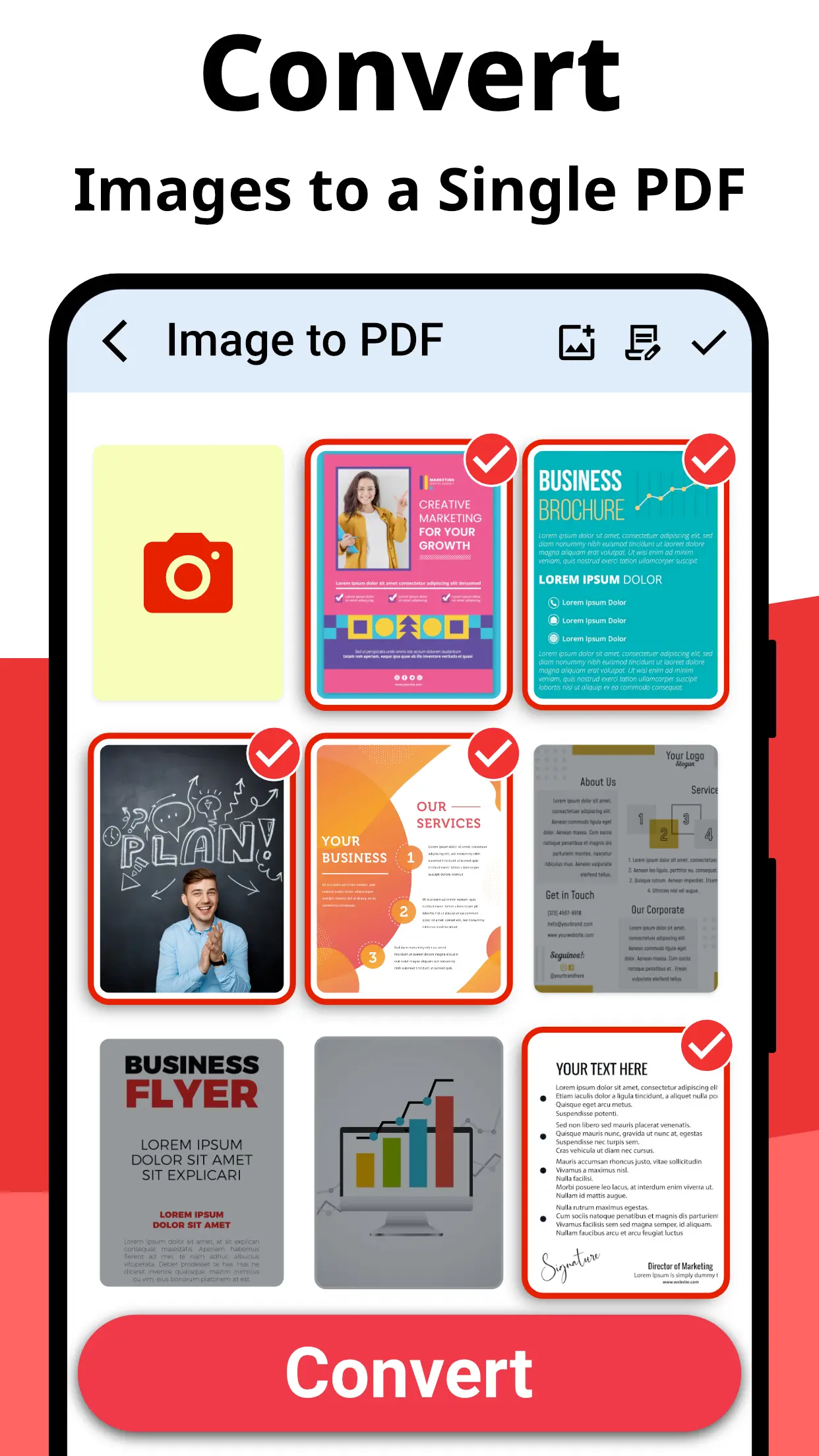 PDF Scanner and PDF Reader Android App
