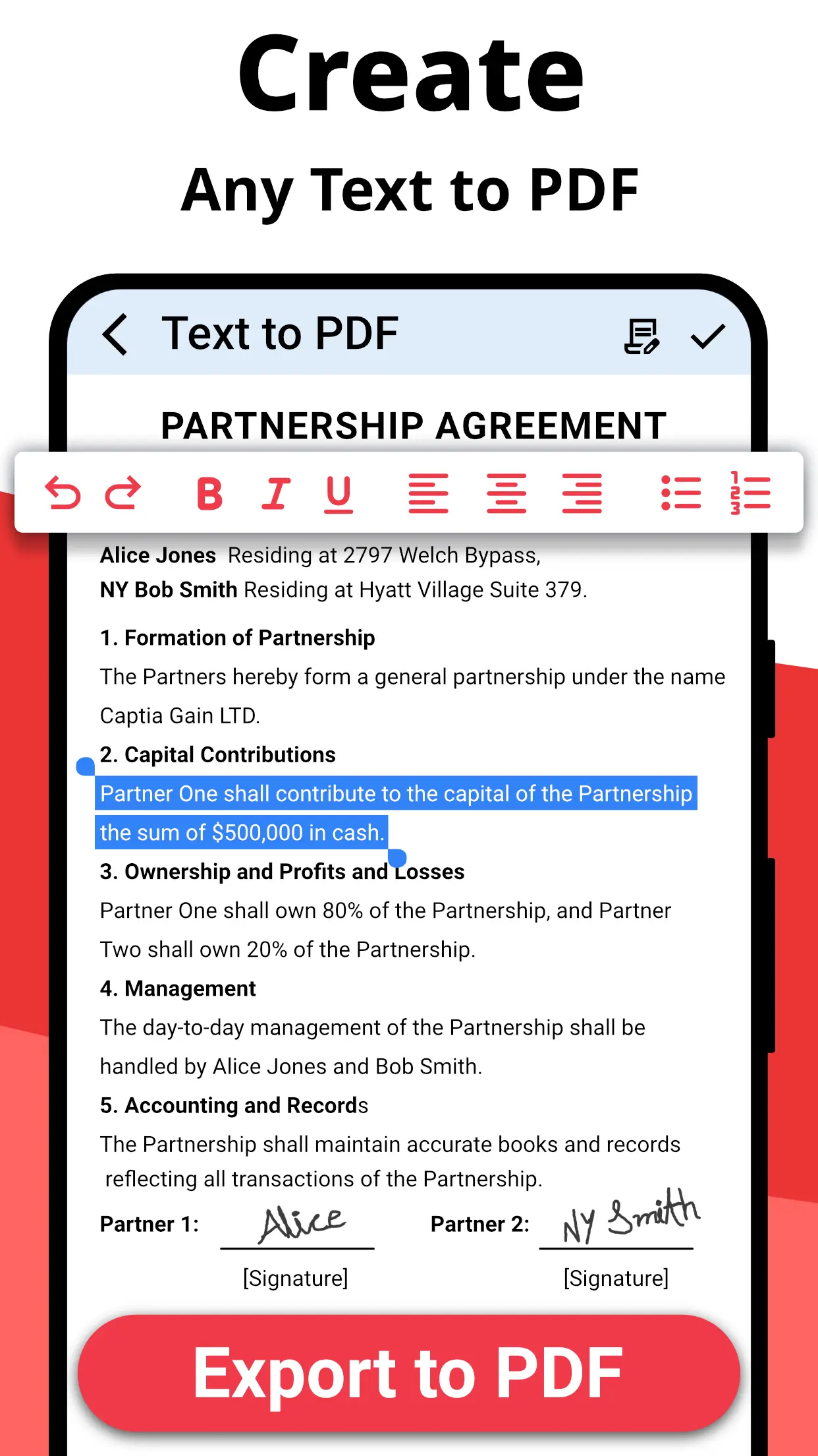 PDF Scanner and PDF Reader Android App