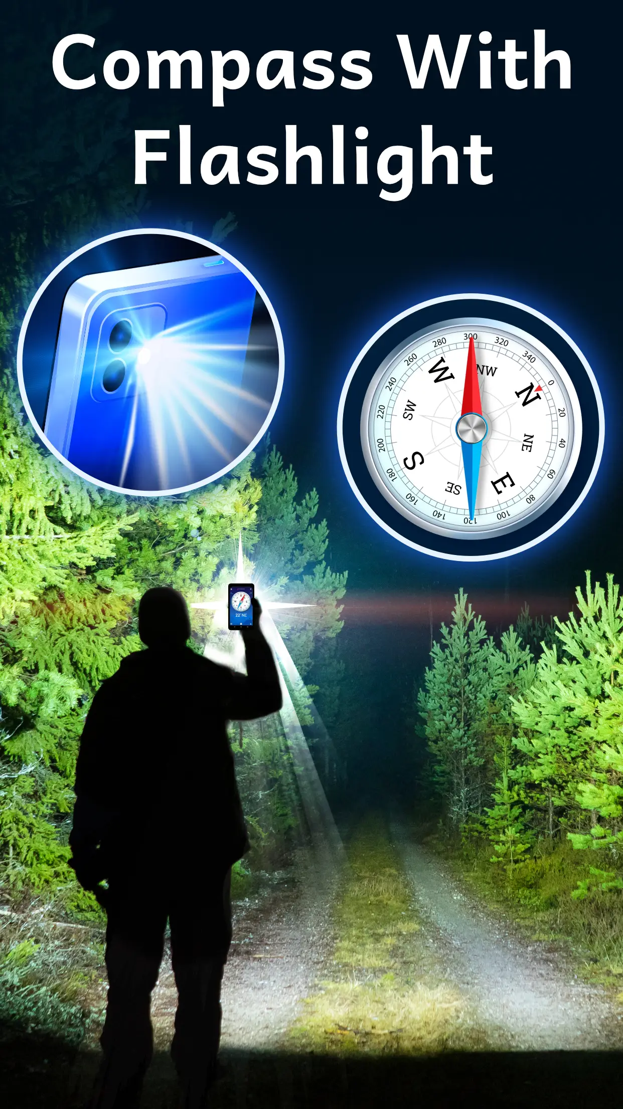 Digital Compass: Map & GPS Android App