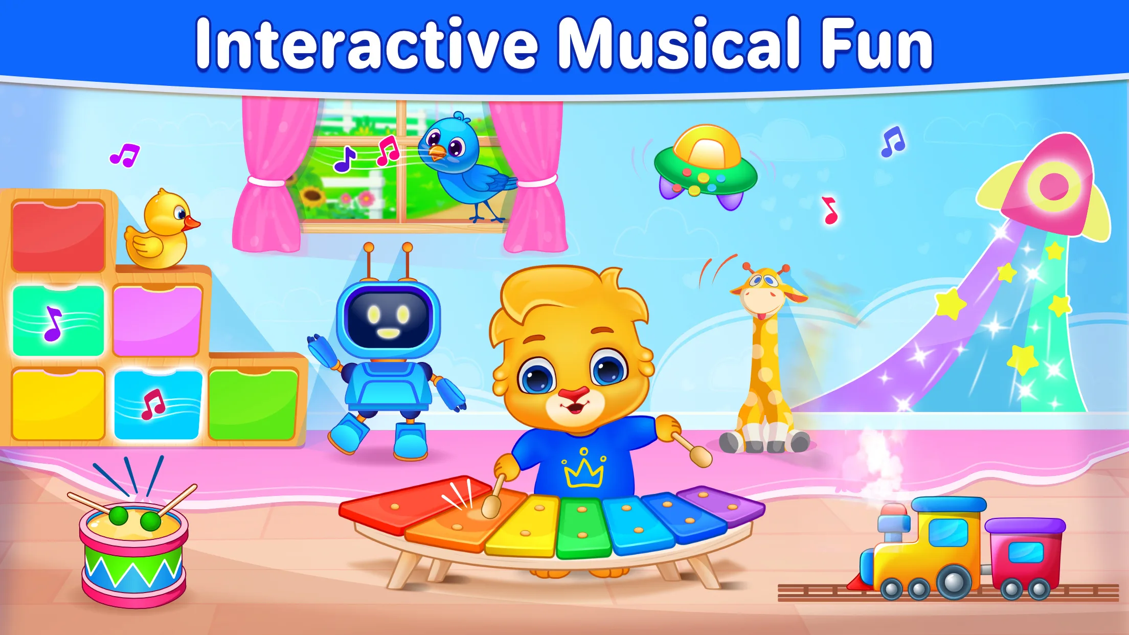 Kids Music: Piano, Xylo, Drums Android App