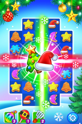 Christmas Cookie - Match 3 Adventure - 1