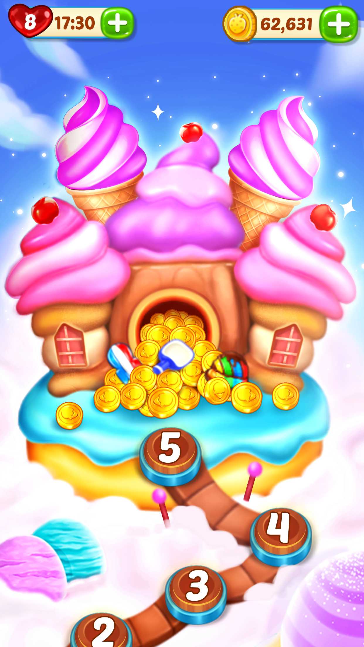 Ice Cream Paradise - Free Match 3 Puzzle Game - 2