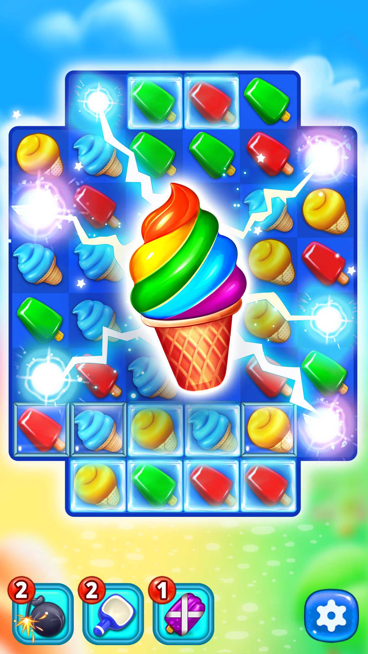 Ice Cream Paradise - Free Match 3 Puzzle Game - 3