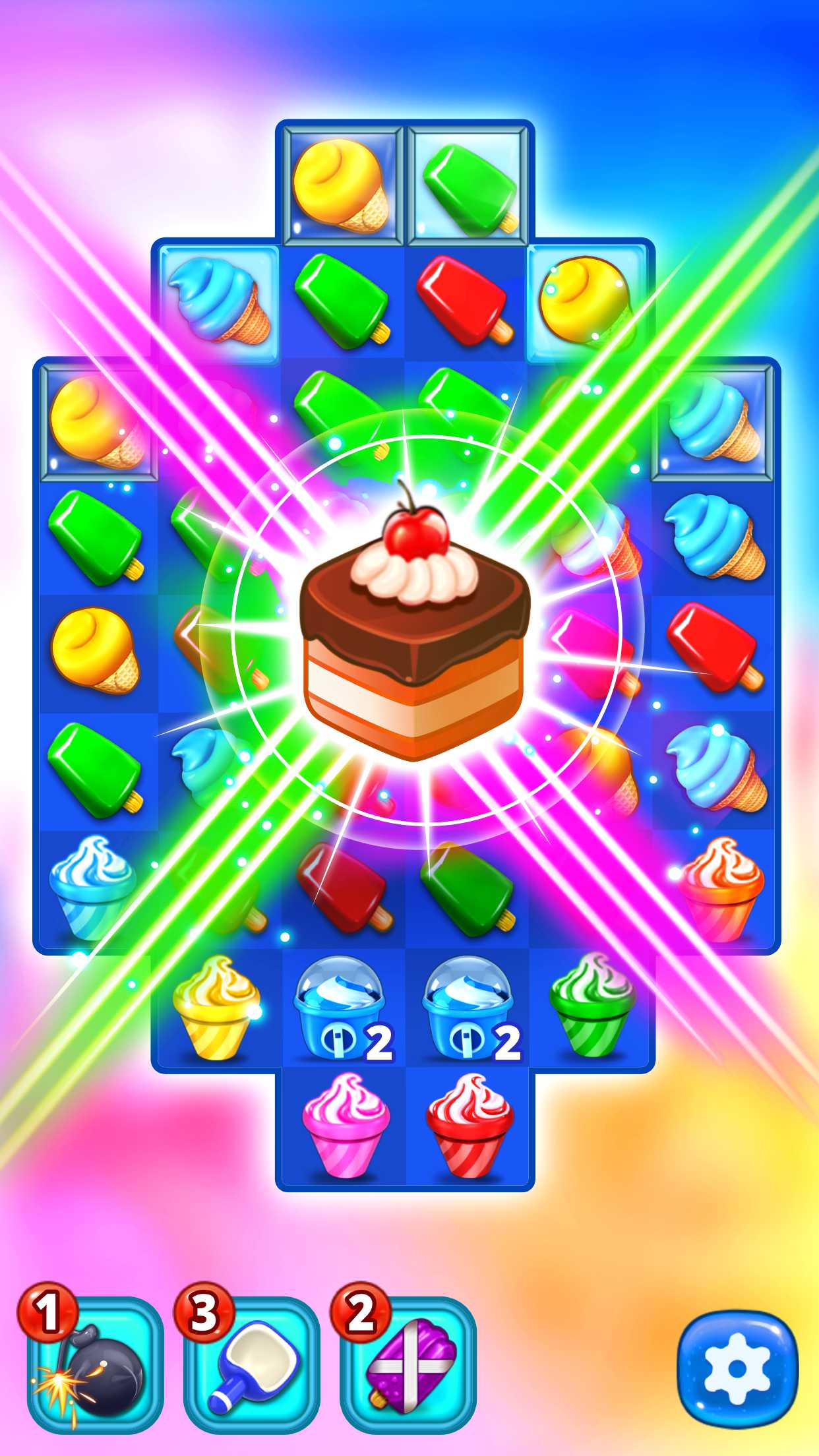 Ice Cream Paradise - Free Match 3 Puzzle Game - 4