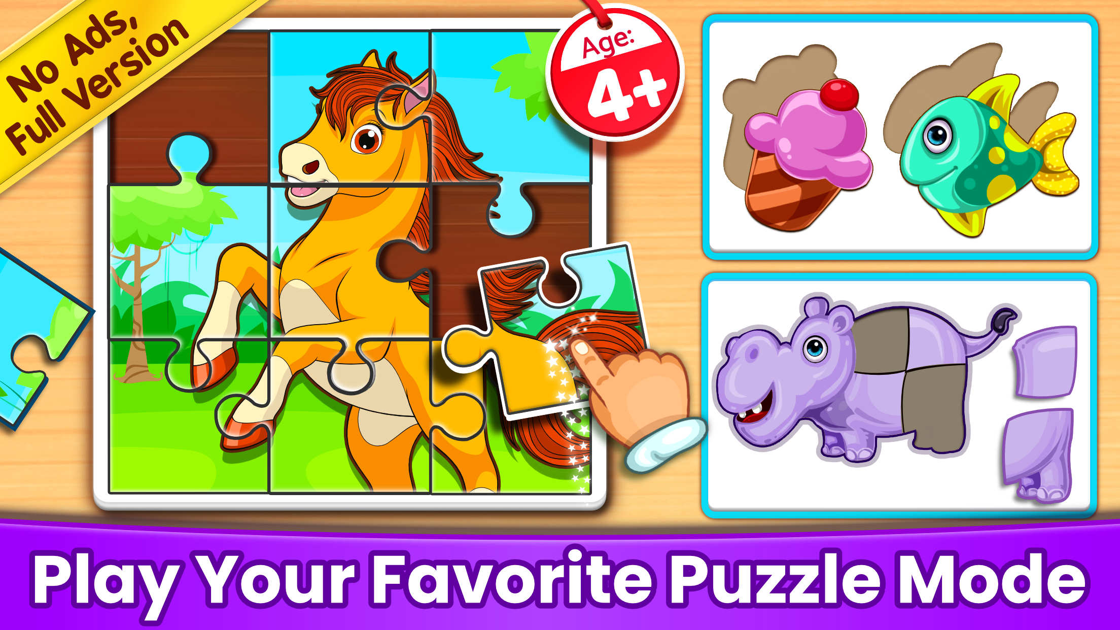 Puzzle Kids - Animals Shapes and Jigsaw Puzzles (Beta) Android App