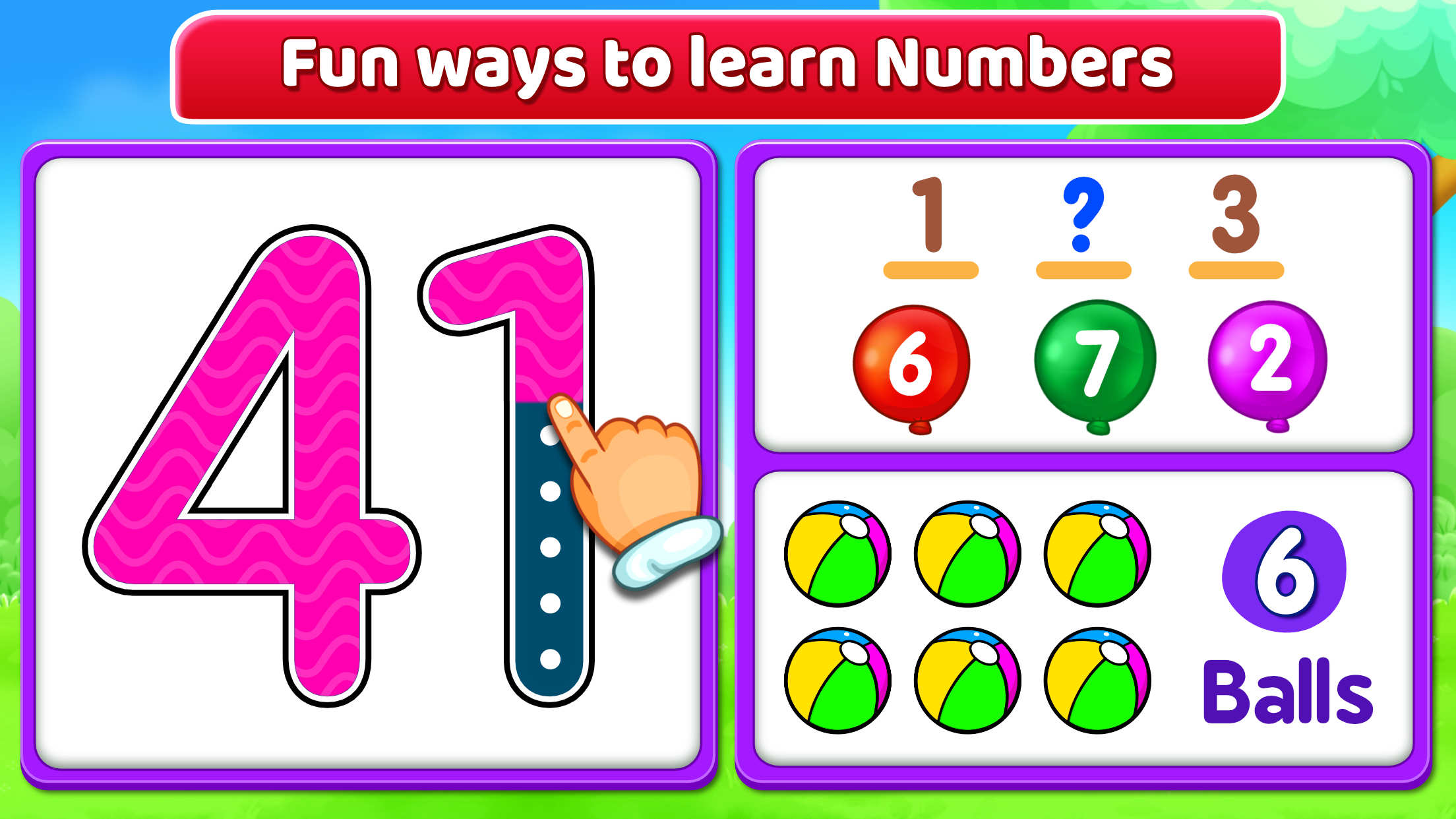 123 Numbers - Count & Tracing