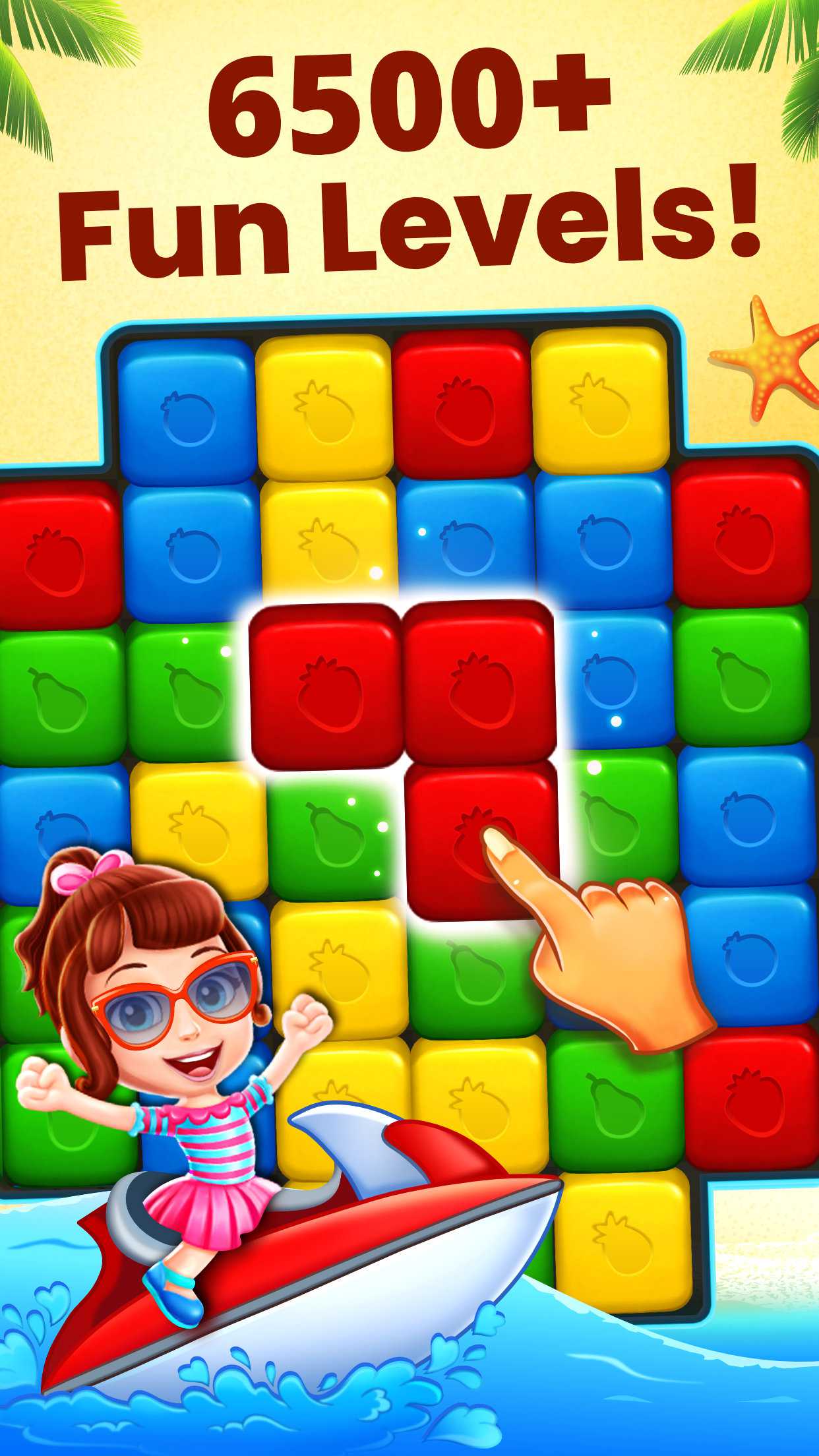 Fruit Cube Blast - Tap and blast Match 3 puzzles - 5