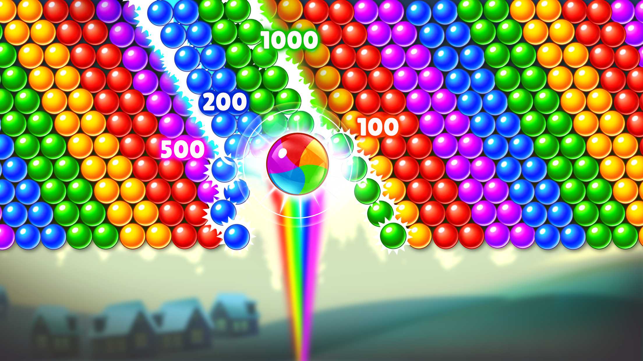 Bubble shooter gem puzzle pop game - Level 1,2,3,4,5,6,7,8,9,10