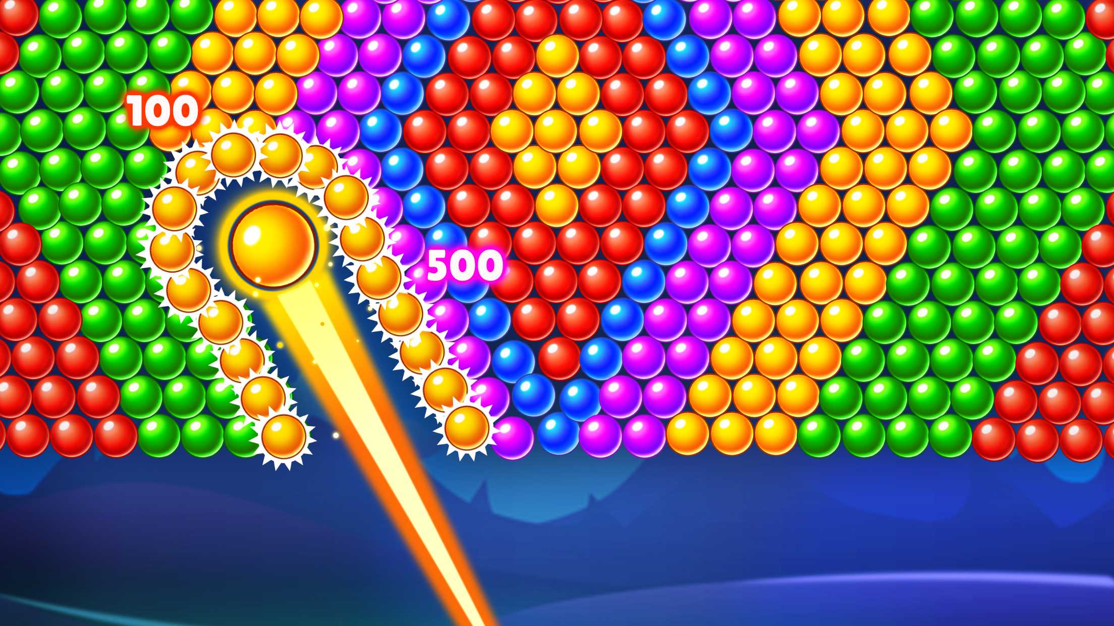 free flash bubble shooter