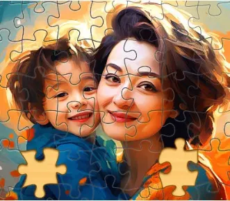 Jigsaw puzzle game with various modes, categories, and online/offline play.