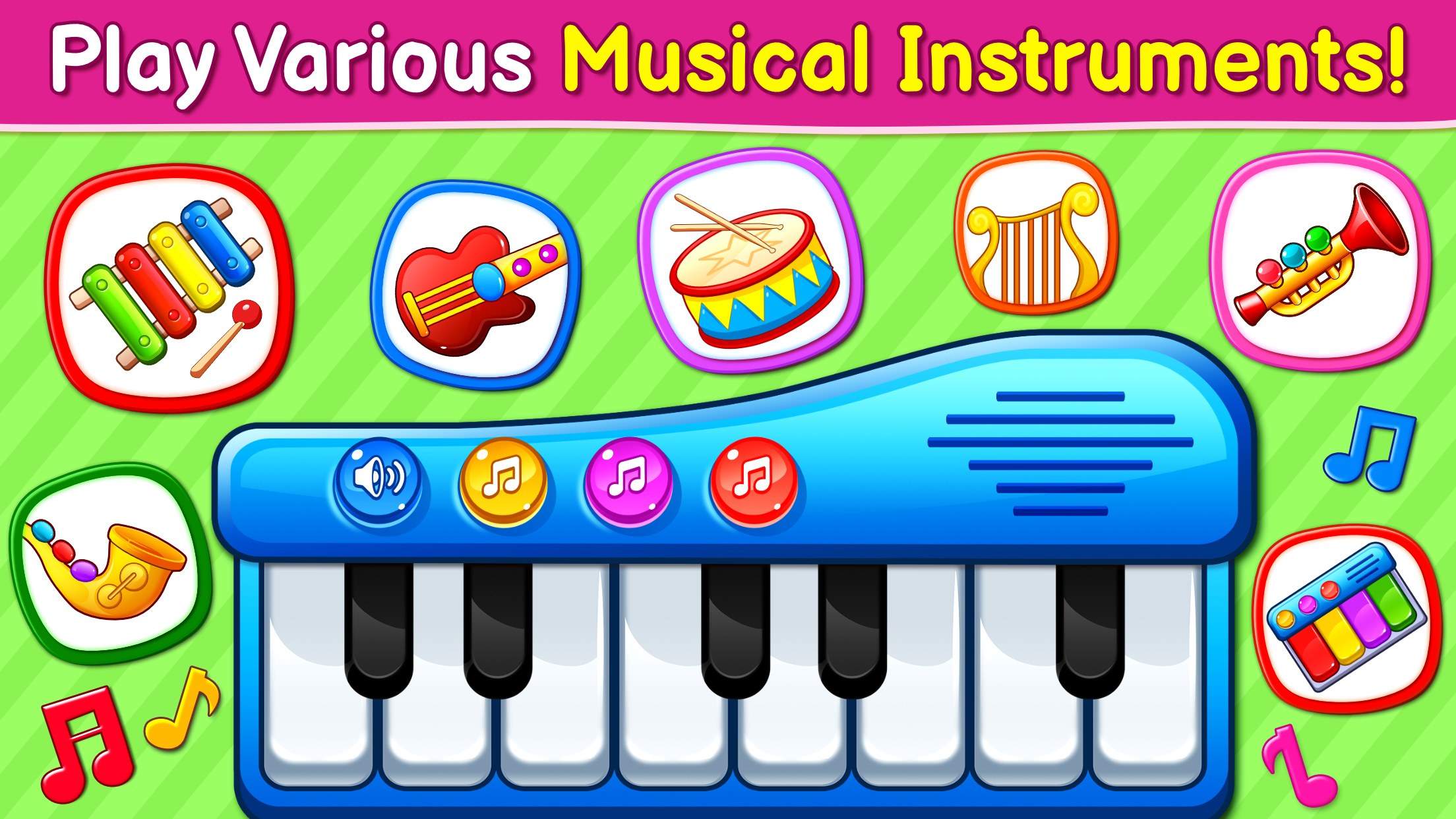 Baby Games - Piano, Baby Phone, First Words Android App