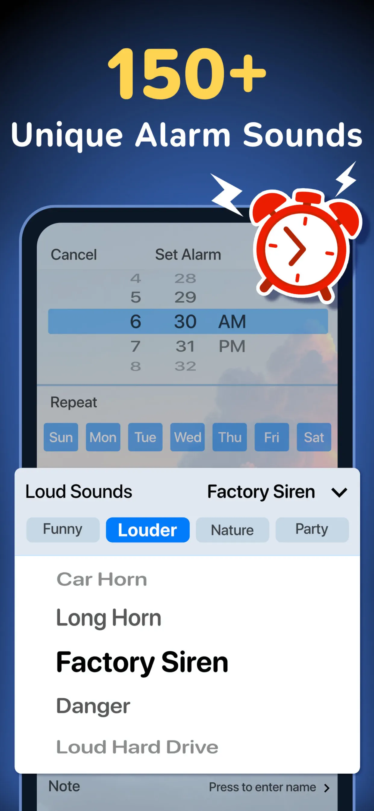 Alarm Clock for Heavy Sleepers Android App