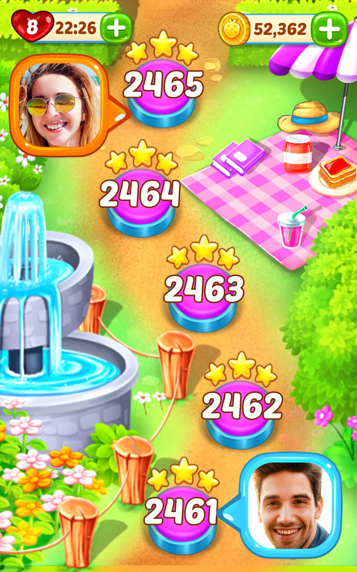 Gummy Paradise - Puzzle Game Android App