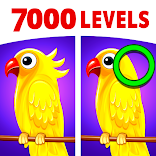 A challenging find the difference game designed for adults, featuring two similar images with subtle variations to identify.