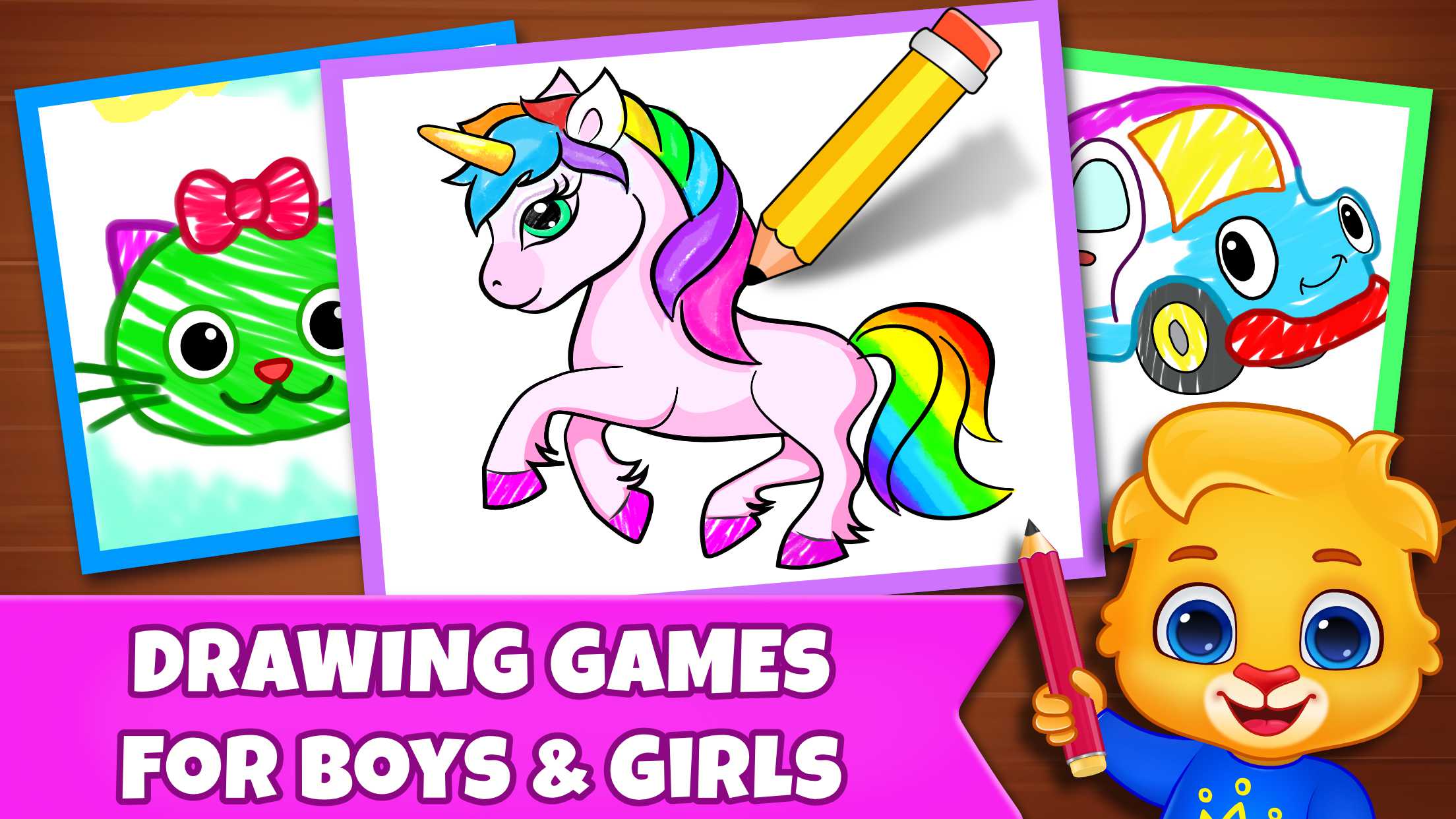 Drawing Games: Draw & Color For Kids Android App