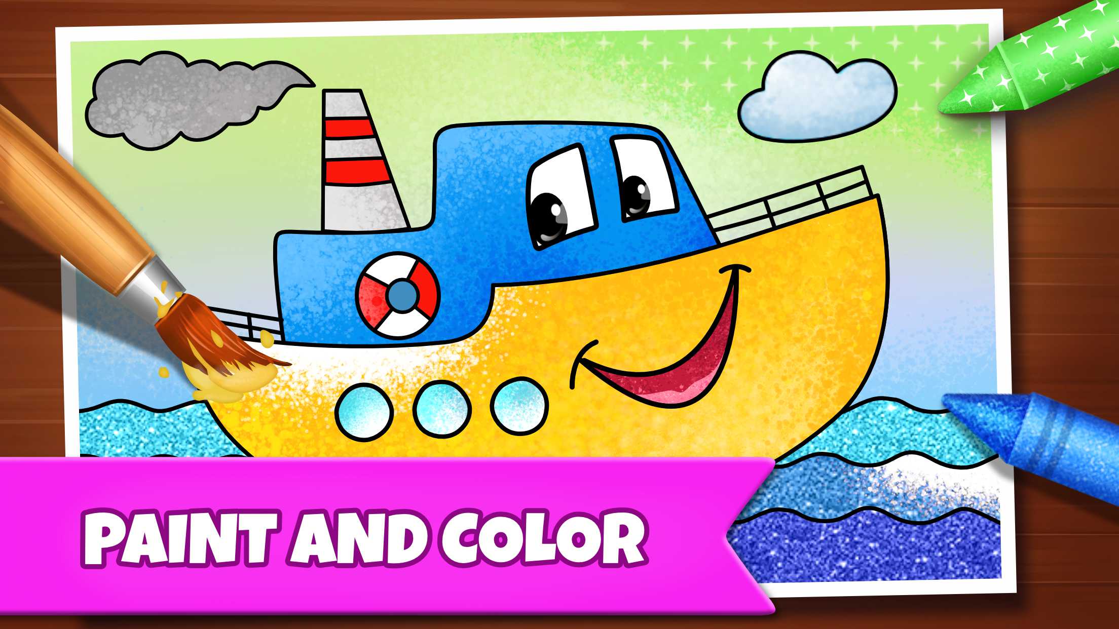 Drawing Games: Draw & Color For Kids