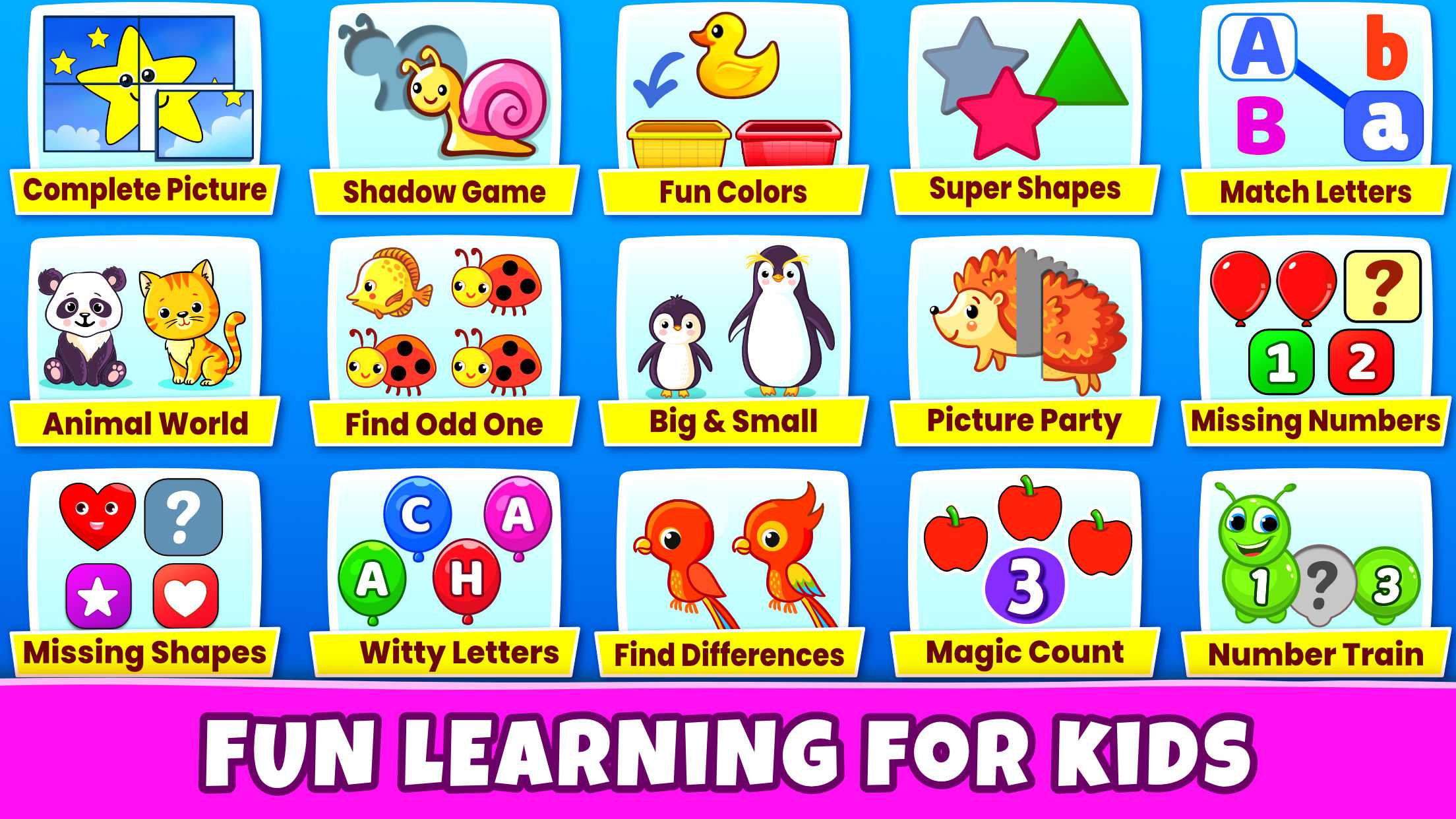 Kids Games: For Toddlers 3-5 Android App