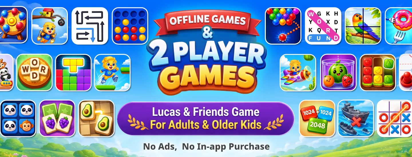 Offline Games & 2 Player Games Home Banner