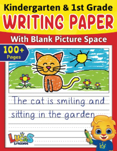 Writing Paper for Kids: A Fun Book To Practice Writing For Kids