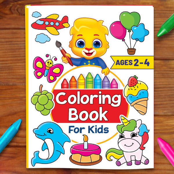 Big & Jumbo Coloring Book for Kids Ages 2-4: 100 Easy And Fun Coloring  Pages!! LARGE, GIANT Simple Picture Coloring Books for Toddlers, Early